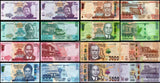Malawi 20, 50, 100, 200, 500, 1000, 2000 & 5000 Kwacha -	2021-2026 Full Set of 8 UNC Banknote N#333694