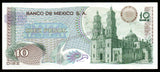 Mexico 10 Pesos - 1977 P#63i UNC Banknote N#204430