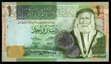 Jordan 1 Dinar - 2016 P# 34h UNC Banknote N#204450