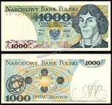 Poland 1000 Zlotys - 1982 P#146c UNC Bank Note N#204492
