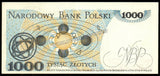 Poland 1000 Zlotys - 1982 P#146c UNC Bank Note N#204492