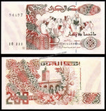 Algeria 200 Dinars - 1992 P# 138 UNC Currency Note N#204508