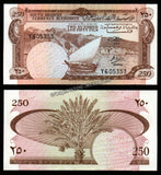 South Arabia (Yemen) 250 Fils - 1967 P# 1b UNC Bank Note N#204532