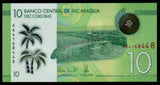 Nicaragua 10 Cordobas - 2019 P#209a UNC Polymer Banknote N#205097