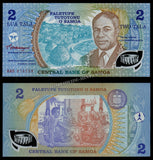 Samoa 2 Tala - 1990 P# 31d Prefix AAD COMMEMORATIVE Polymer UNC Bank Note N#205199