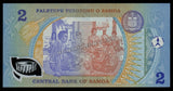 Samoa 2 Tala - 1990 P# 31d Prefix AAD COMMEMORATIVE Polymer UNC Bank Note N#205199
