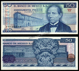 Mexico 50 Pesos - 1981 P# 73 UNC Bank Note N#205302