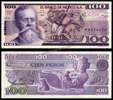 Mexico 100 Pesos - 1982 P# 74c UNC Bank Note N#205304