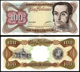 Venezuela 100 Bolívars - 1998 P#66g AUNC Bank Note N#205324