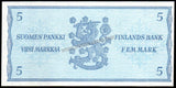 Finland 5 Markkaa - 1963 P#106Aa(19) UNC Bank Note N#205490