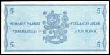 Finland 5 Markkaa - 1963 P#106Aa(45) UNC Bank Note N#205490