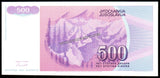 Yugoslavia 500 Dinars - 1992 P# 113 UNC Currency Note N#206072