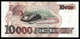 Brazil 10000 Cruzados - 1993 P# 232c UNC Banknote N#206100