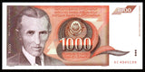 Yugoslavia 1000 Dinars - 1990 P# 107 UNC Banknote N#206170