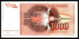 Yugoslavia 1000 Dinars - 1990 P# 107 UNC Banknote N#206170