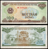 Vietnam 100 Đồng - 1991 P#105a AUNC Bank Note N#206295