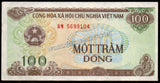 Vietnam 100 Đồng - 1991 P#105a AUNC Bank Note N#206295