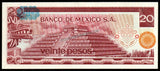 Mexico 20 Pesos - 1977 P# 64d UNC Bank Note N#206370