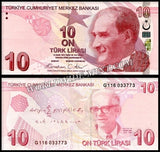 Turkey 10 Lira - 2025 P#223 UNC Bank Note N#206385