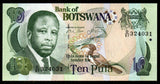 Botswana 10 Pula - 2007 P# 24b UNC Banknote N#206612