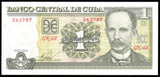Cuba 1 Peso - 2010 P# 128e UNC Currency Note N#207017