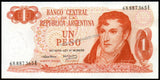Argentina 1 Peso - 1974 P#293a UNC Bank Note N#207144