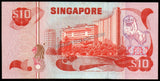 Singapore 10 Dollars - 1976-1980 P#11b UNC Bank Note N#207264 #CN1377