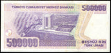 Turkey 500000 Lira - 1997 P#212 UNC Bank Note N#207584