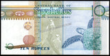 Seychelles 10 Rupees (40th Anniversary of Independence) - 2016 P#52 UNC Commemorative  Bank Note N#207761 #CN1305