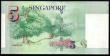 Singapore 5 Dollars - 1999 P#39 UNC Bank Note N#207951 #CN1380