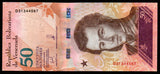 Venezuela 50 Bolívares 2018 UNC Bank Note N#208167