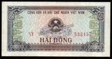 Vietnam 2 Dong 1980 P-85a Mild Stains UNC Banknote N#208771
