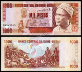 Guinea Bissau 1000 Pesos - 1990 P#13a Replacement UNC BANK NOTE N#209993 #CN1347