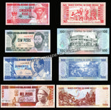 Guinea Bissau 50, 100, 500 & 1000 Pesos - Set of 4 UNC Bank Note N#209993