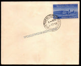 1954 INDIA 4th World Forestry Congress  First Day cancellation (Hindi) in Plain Envelope