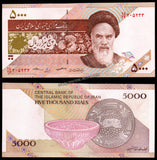 Iran 5000 Rials - Ruhollah Khomeini, 3rd issue 2018 P# 152c, UNC Currency Note N#210117