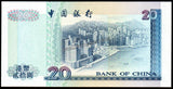 Hong Kong 20 Dollars (Bank of China) - 1994 P#329a UNC Currency Note N#210157