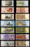 Syria 50, 100, 200, 500, 1000, 2000, 5000 Syrian Pounds - 2024 Set of 7 UNC Currency Note N#268783