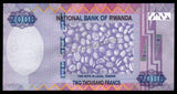 Rwanda 2000 Francs - 2014 P# 40 UNC Bank Note N#211064