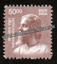 INDIA Rabindranath Tagore 11th Series (50 00) Definitive MNH