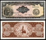 Philippines 10 Pesos - 1961-1965 P#136e UNC BANK NOTE N#213181 #CN1352