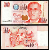 Singapore 10 Dollars - 1999 P#40 UNC Bank Note N#213391 #CN1389