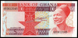 Ghana 5 Cedis - 1982 P#19c UNC Bank Note N#213563
