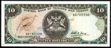 Trinidad and Tobago 10 Dollars - 1985 P#38b UNC BANK NOTE N#213736 #CN1354