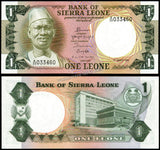 Sierra Leone 1 Leone - 1984 P#5e UNC Bank Note N#214047