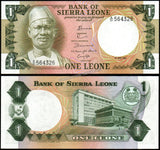 Sierra Leone 1 Leone - 1984 P#5d UNC Bank Note N#214047
