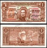 Uruguay 1 Peso - 1948 P#35c UNC Bank Note N#214060