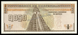 Guatemala 1/2 Quetzal - 1989 P#72a UNC Bank Note N#215132
