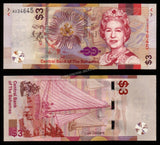 Bahamas 3 Dollars Elizabeth II - 2019 UNC Banknote N#215575