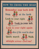 1977 Road Safety Week Picture Post Card #MC218